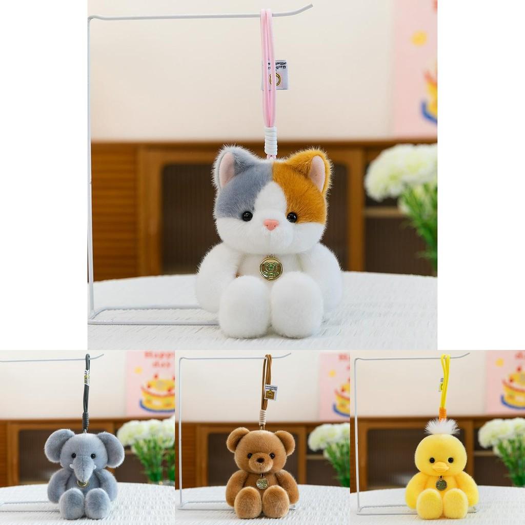 Plush Bunny Pendant Soft Toy For Kids Gift And Backpack Decoration