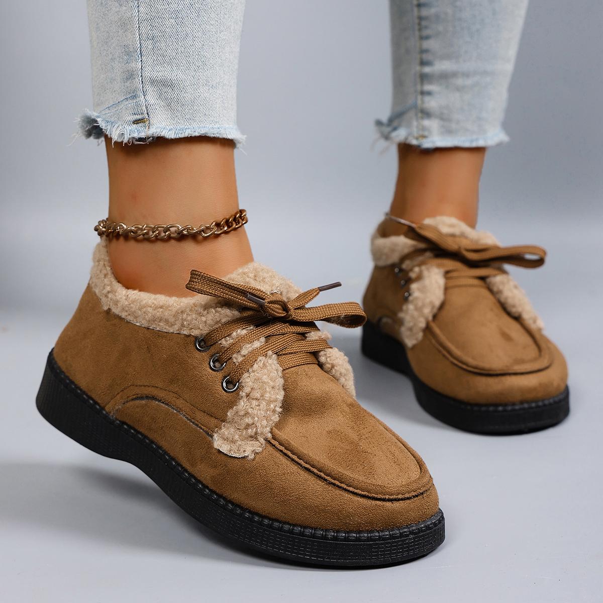 

Новые осенние и зимние продукты: Женские хлопковые ботинки с низким голенищем, теплые, удобные, дышащие и повседневные туфли 36