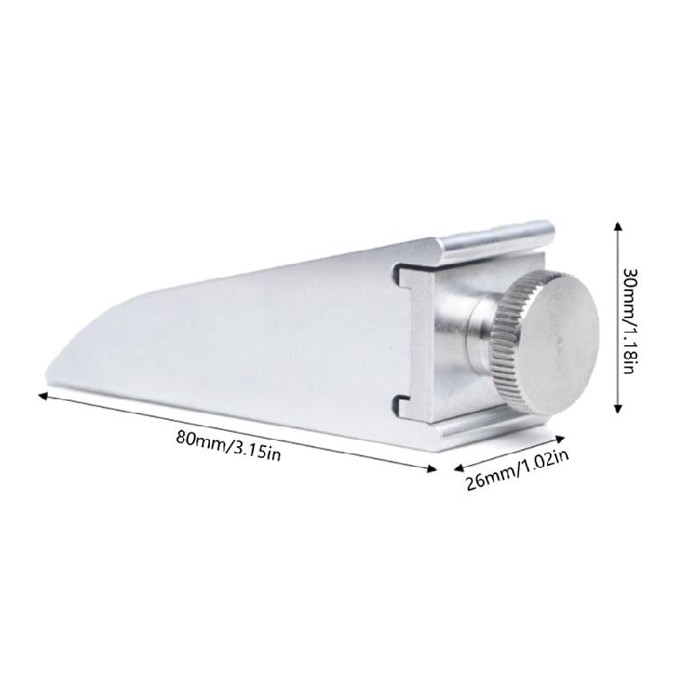 Sandpaper Holder Leather Cutting Handmade Leathercraft Tool Sharpening Bracket Aluminum