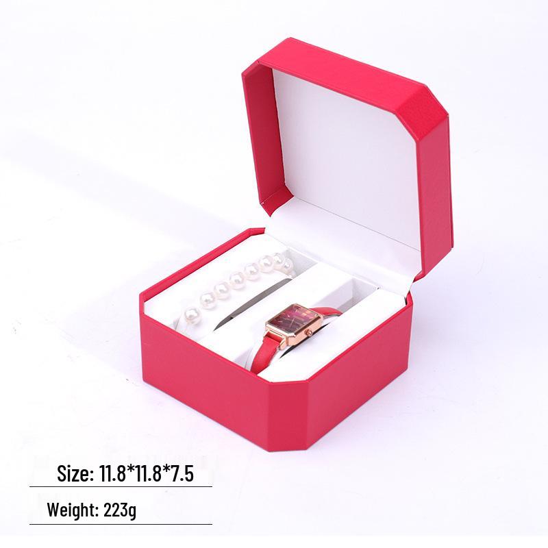 PU Watch Box: Flip-Top Display & Storage for a High-End Feel