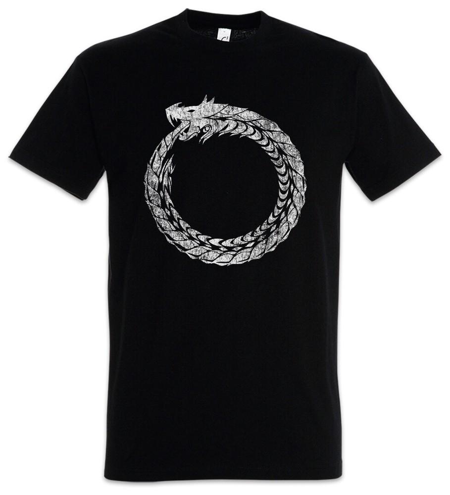 Ouroboros Men's T-Shirt Uroboros Snake Ancient Myths Mythology Snake