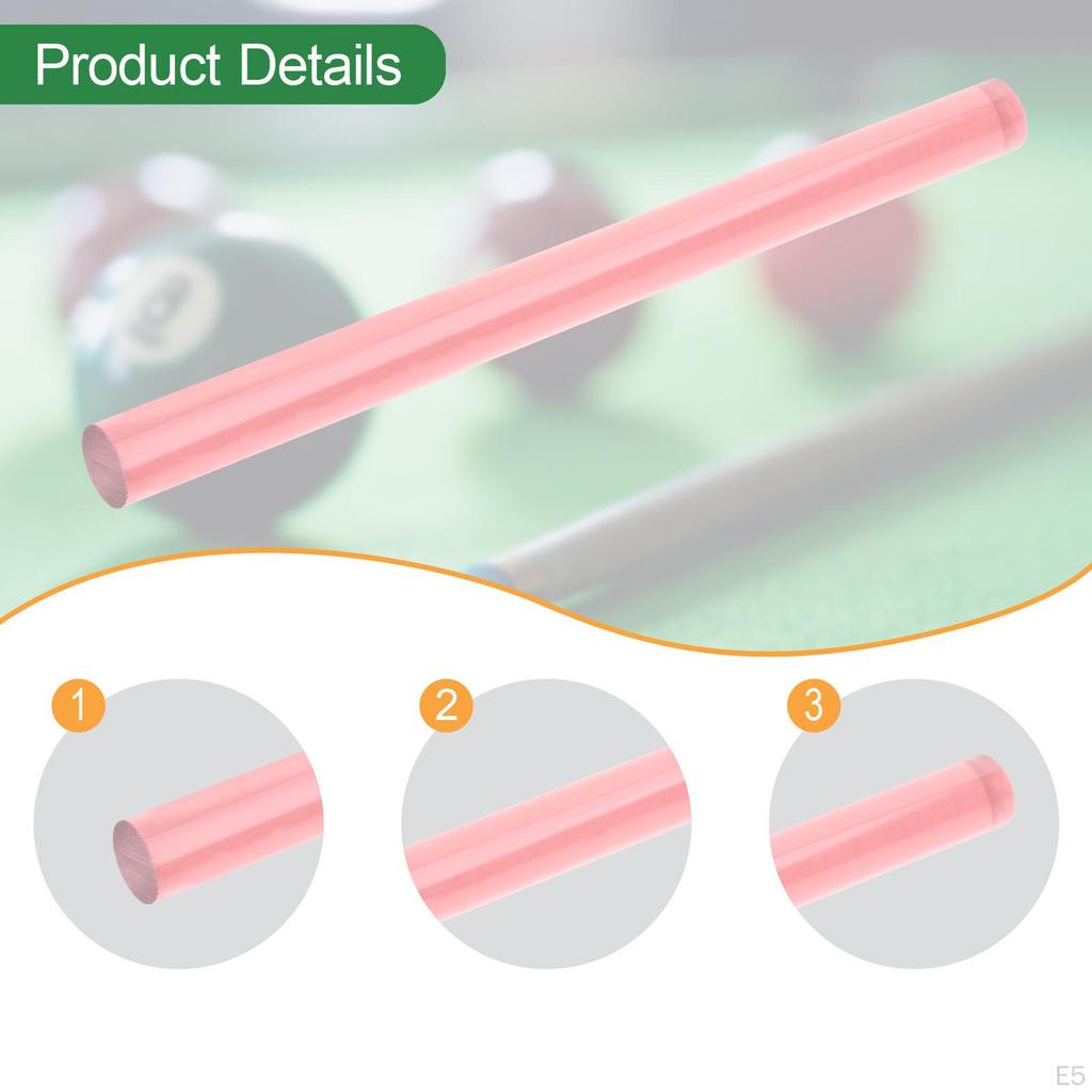 14mm Acrylic Pool Cue Ferrule Professional Component Unfinished Compact Replacement Part Billiard