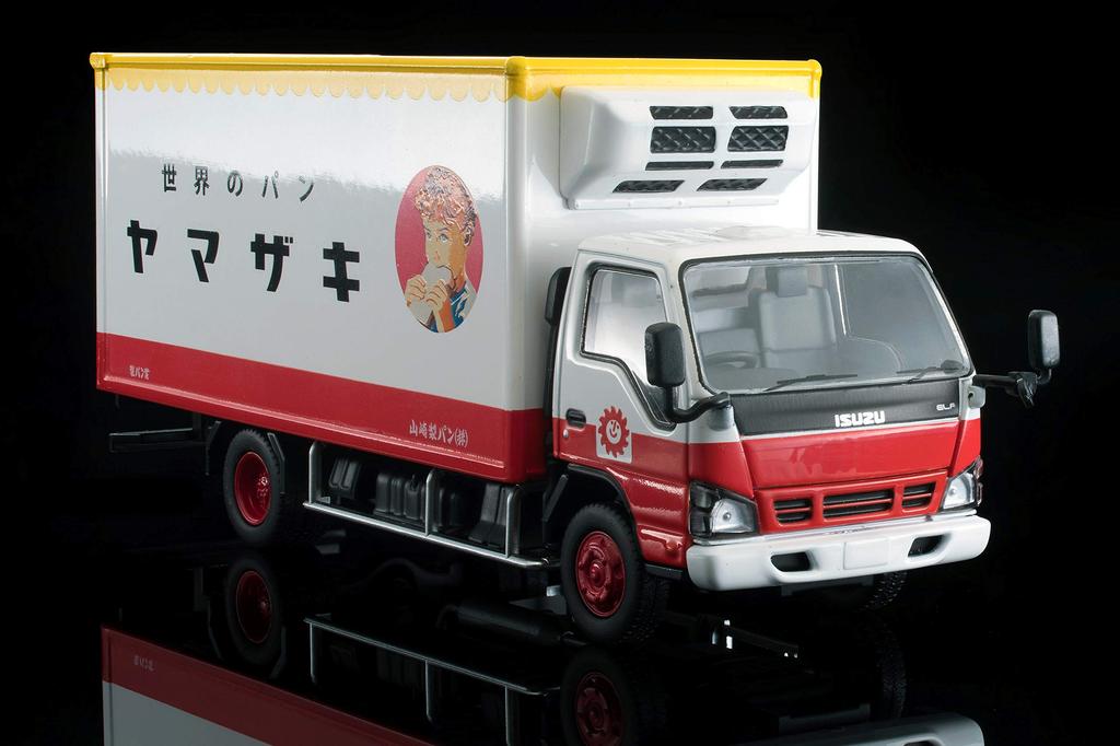 Tomica Limited Vintage Neo Scale Isuzu Elf Panel Van Finished 1/64 LV-N195b (Yamazaki Pan) -