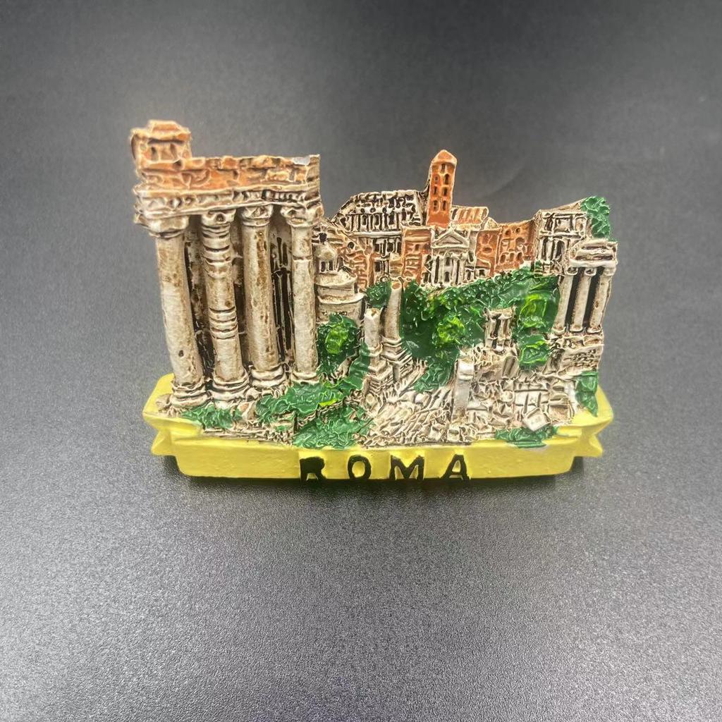 Scenic Building Souvenir Magnets: Cultural Craft Decorations & Collectible Gifts