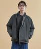 Plac Curved Zipper Short Puffer Black