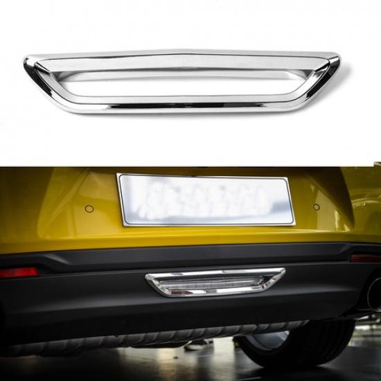 Rear Bumper Fog Light Lamp Cover Trim Bezels For Chevrolet Camaro 2017+ Chrome