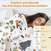 1PC Handdraw Cute Cats Pattern Throw Thin Blanket Gifts for Couch Bed Car Home Camping For Cute Animals Lovers All Season Use