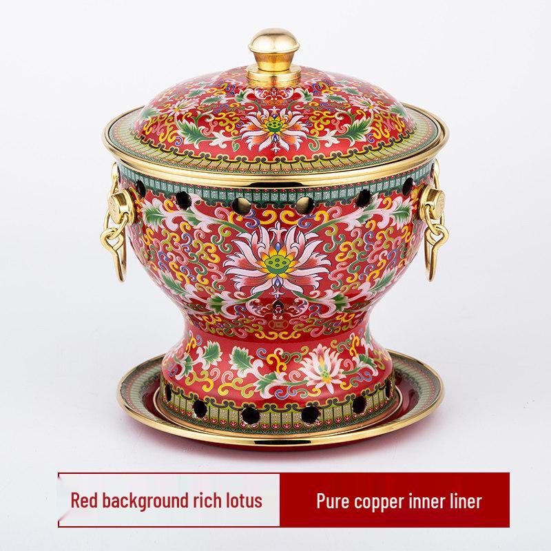 Qiwei Single Person Thickened Copper Alcohol Hot Pot