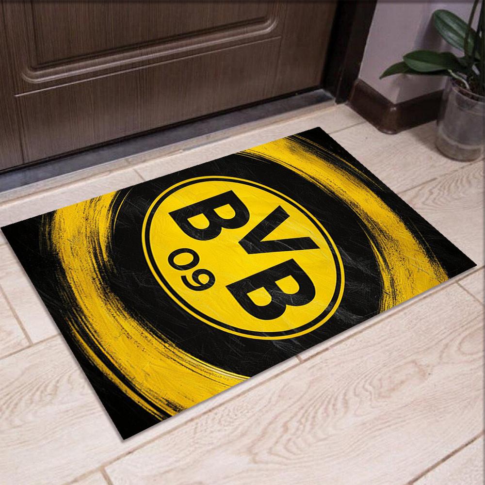 Borussia Dortmund Printed Carpet,Rug,for Office Chair Living Room Bedroom Kitchen Room Decor Gifts.