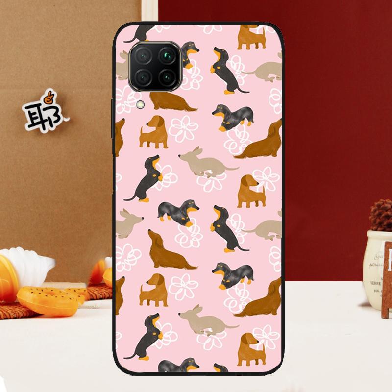 Dachshund Teckel Dackel Hund Für Huawei Nova Y70 Y91 Y90 Y60 Y61 Y72 Y73 3i 7i 8i 11i 12i 9 10 SE P20 P30 P40 Lite Hülle