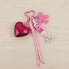 Key Ring Love Pendant Bag Accessories Braided Rope Pendant Love Keychain  Car Key Pendant