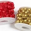 10Yards ABS Imitation Pearl Bead Chain Line Cord Thread Trim For Jewelry Making DIY Wedding Dress Headwear Bouquet Decoration