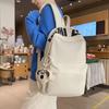Junior High School Schoolbag Women's Solid Color Backpack