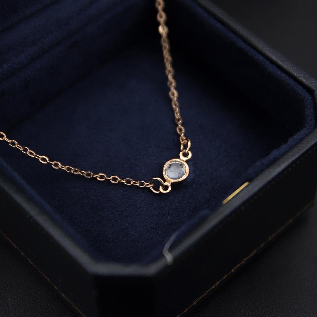 2023 Sommer Metallkette Edelstein Fußkettchen für Frauen - Schlichter Strandfußschmuck