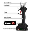 4-Speed Cordless Electric Pruning Shear Scissors 88V 7500mah Bonsai Pruning Branches Cutter Orchard Garden Tools for Battery 35mm