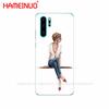 silicon phone cover case for huawei P30 PRO LITE P SMART 2019 plus p smart Z p20 lite 2019 Beautiful Love Dress Shopping Girl