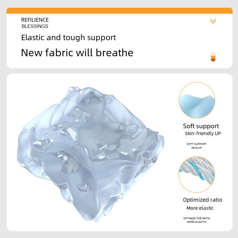 Juyitang Yoga-Top mit kurzen Ärmeln und hoher Elastizität – kein BH erforderlich 