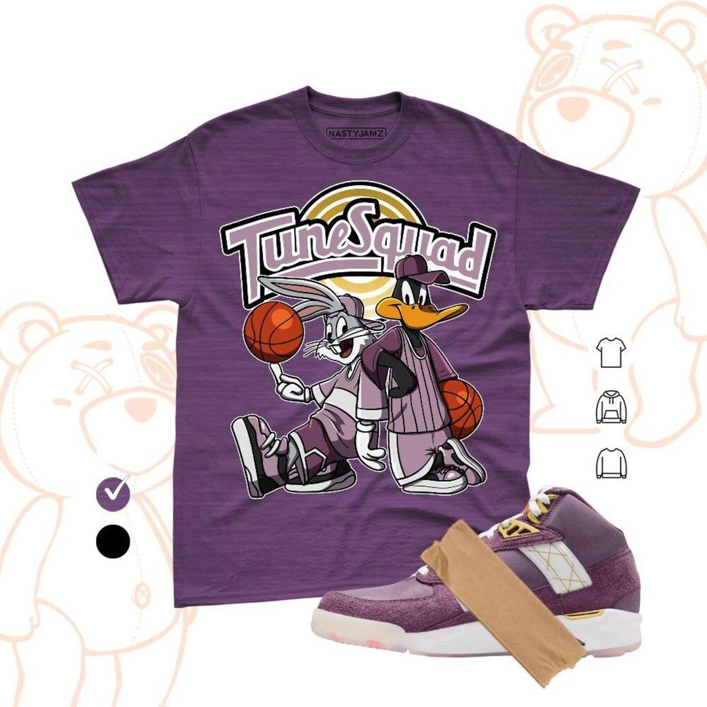 Air Trainer SC Purple Gold 1996 30th Anniversary, Rabbit And Duck Match Shirt and kids tshirt, Sneaker Match Shirt and kids tshirt, Sneakerhead Gift