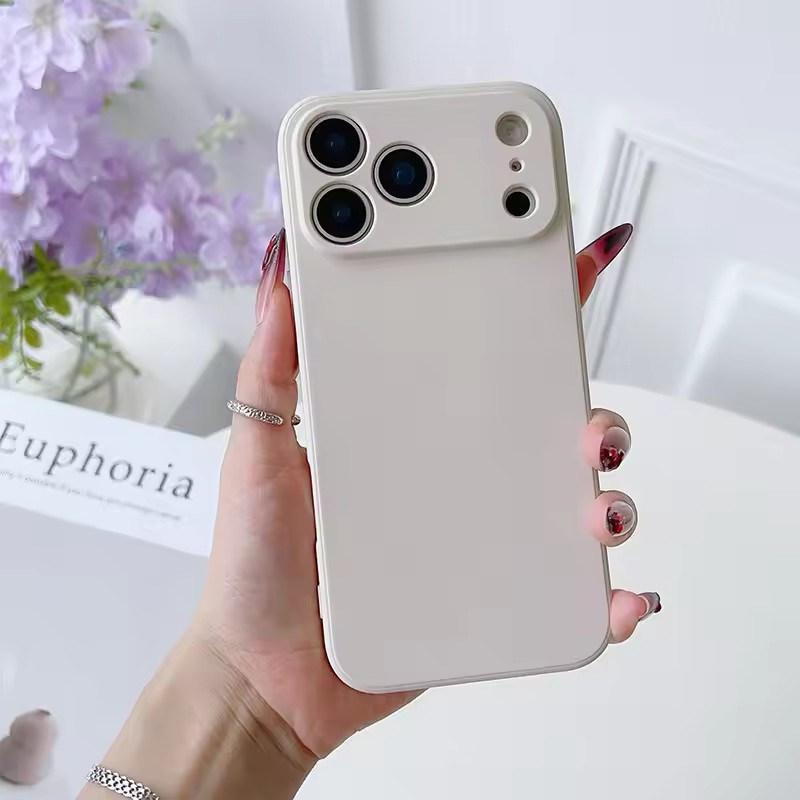 Čtvercový Čtvercový Tekutý Silikonový Kryt na Telefon pro iPhone 17 Air 16 15 14 11 Pro Max Plus 12 13 mini XR Xs 7/8 SE 16E trataLuxusní Ochranný Kryt Kamery