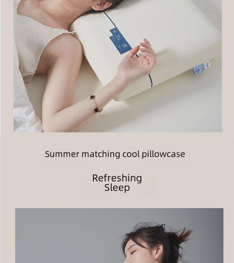 Memory Foam Cervical Pillow for Dorm & Home: Anti-Mite Comfort for Neck Support