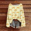 Long Sleeve Shirts For Women Printed Tees Blouses Casual Plus Size Basic Tops Pullover Casual Tunic Top Loose FitShirt