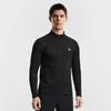 Fila Fleece Version Warm Simple Sports Training Comfortable Versatile Knitted Long Sleeve T-Shirt Men Tops Deep-Black A11M611217FBK