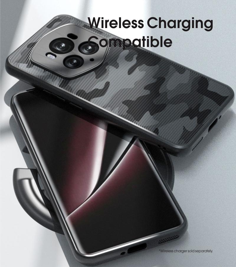 

IBMRS for Honor Magic6 Phone Case, Shockproof Military-Grade Protection, Black Camo