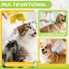 Pet Cat Bath Brush Pet Long Handled Bath Massage Brush For Grooming And Cleaning Fur And Hair