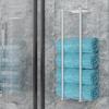 Towel Rack for Bathroom Wall Mounted Towel Rack Holds Rolled Towels Metal Towel Organizer for Small Bathrooms Guest Rooms RV