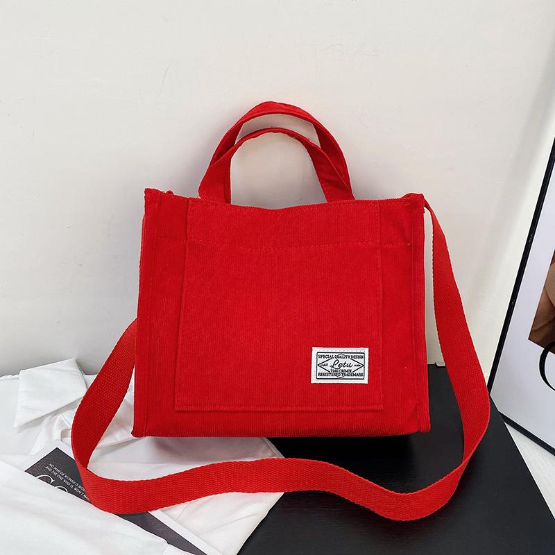 Women's Small Square Bag, Fashionable and Simple Forest-style Handbag, Crossbody Bag