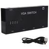 Plug and Play VGA Switcher 4 in 1 Out Video Converter for VGA/XVGA/SVGA/UXGA Computer Host