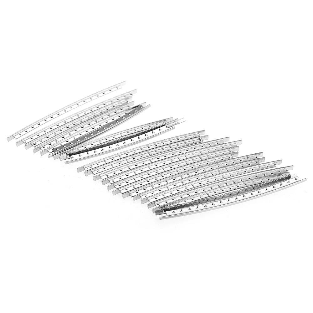 Miwayer 18-24pcs Frets Wire Fingerboard Nickel 1.6MM 1.8MM 2MM 2.2MM 2.4MM 2.7MM 2.9MM Repair Material for Guitar Bass Ukulele