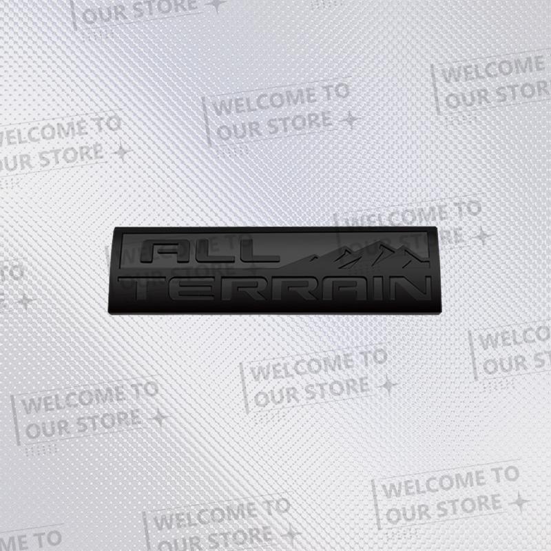 Car Sticker ALL TERRAIN Grille 3D Metal Logo Badge Decal Rear Trunk Emblem For Cruze Yukon Sierra Savana Terrain Suburban