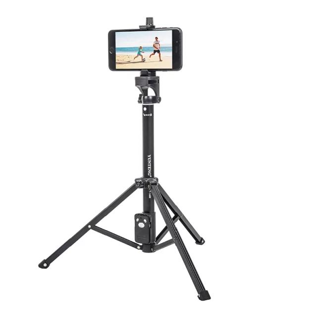 Hot Yunteng VCT-1688 Telescopic Multi-function Control Selfie Stick Tripod Stand for Phone/Camera Shooting Livestreaming VCT-1688 чёрный