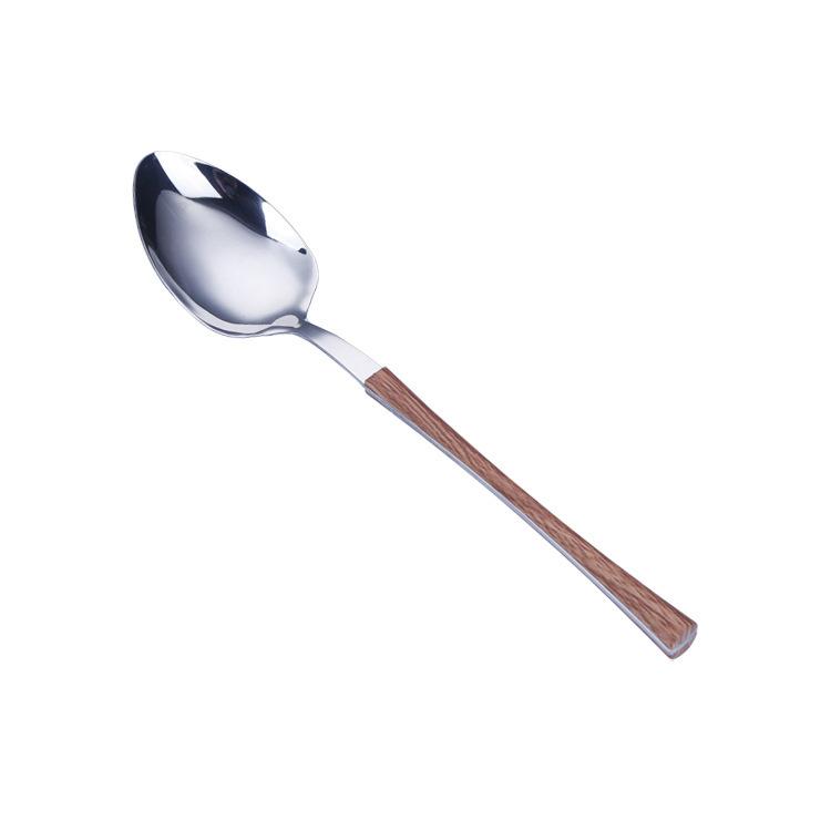 430 Stainless Steel Knife and Fork Spoon Small Waist Wooden Handle Western Tableware Set Portuguese Tableware Steak Knife and Fork