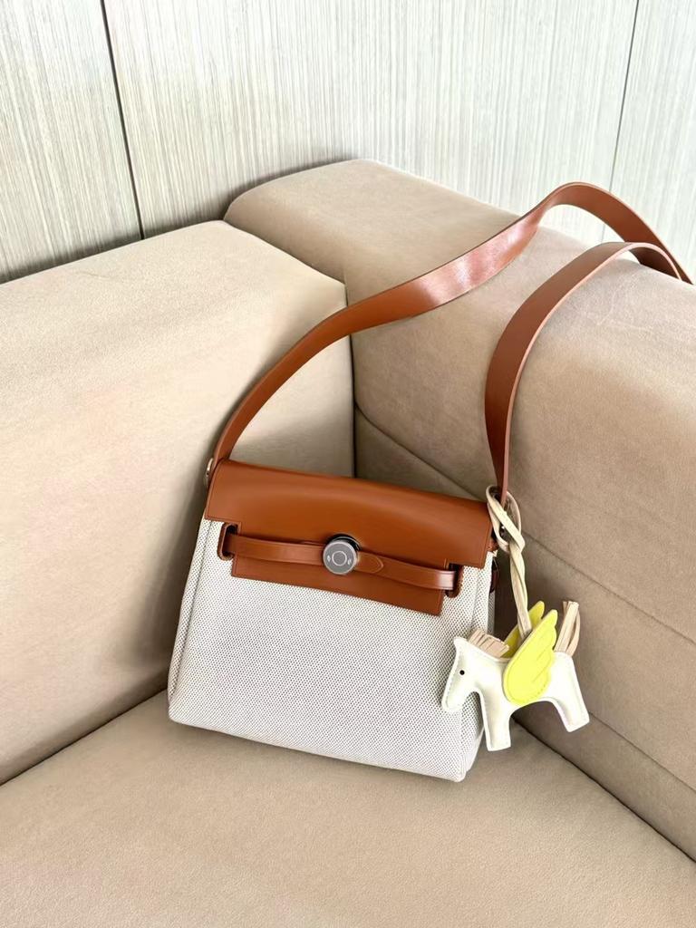 2025 first-layer cowhide canvas bag high-quality leather mini mobile phone bag shoulder messenger bag