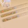 Transparent Capybara Ruler Measuring Tools Drawing Ruler Folding Ruler  Educational Supplies