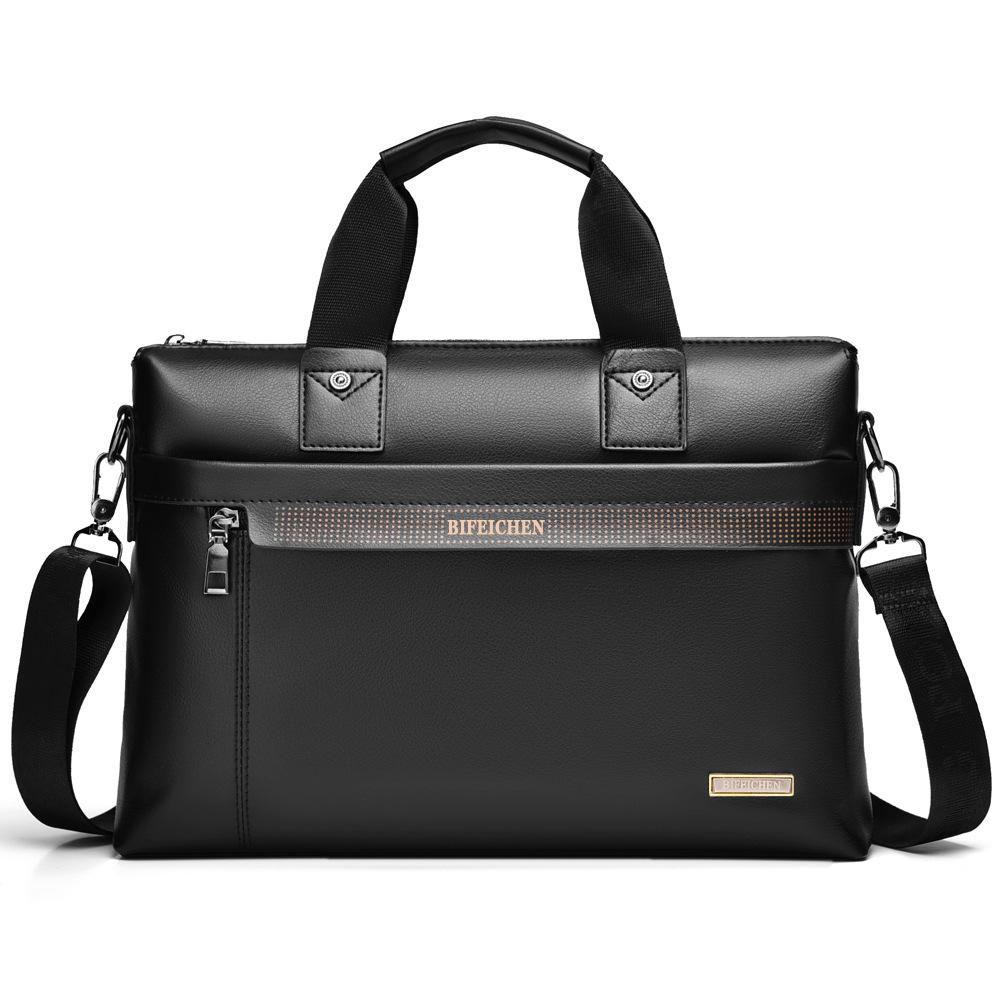 

Новая мужская сумка-портфель для бизнеса, одноплечная, через плечо, повседневная сумка для компьютера 36cm*6cm*25cm чёрный
