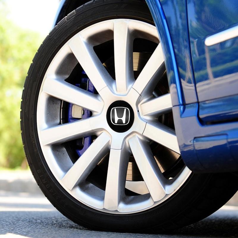 4Pcs 56mm 60mm Black Silver Hub Cover Hub Center Sticker For H Honda Accord Car Wheel Decoration Car Wheel Center Cap Metal aig256