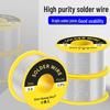 Minion High Purity Rosin Core Leaded Solder Wire, 0.5-0.6mm, No-Clean Roll