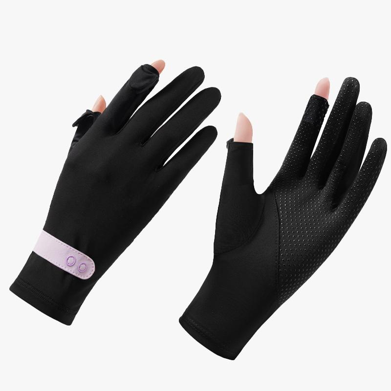 Sunscreen Gloves for Women with Ultraviolet Rays Summer Electric Car Anti Slip Thin Touch Screen Riding Sunscreen Gloves for Women