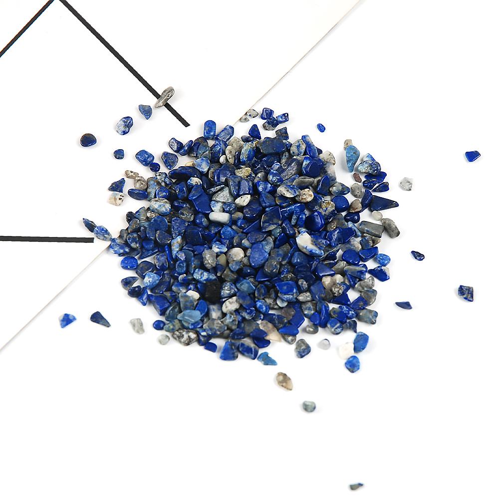 Hisenlee 500G Natural Crystal Aquarium Gravel Rocks Tumbled Crushed Stones Fountain Vase Planters Decorative Christmas New Year