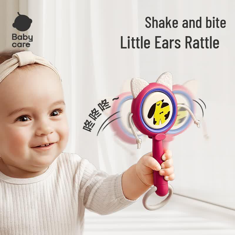 babycare Newborn Silicone Rattle & Shaker Toy