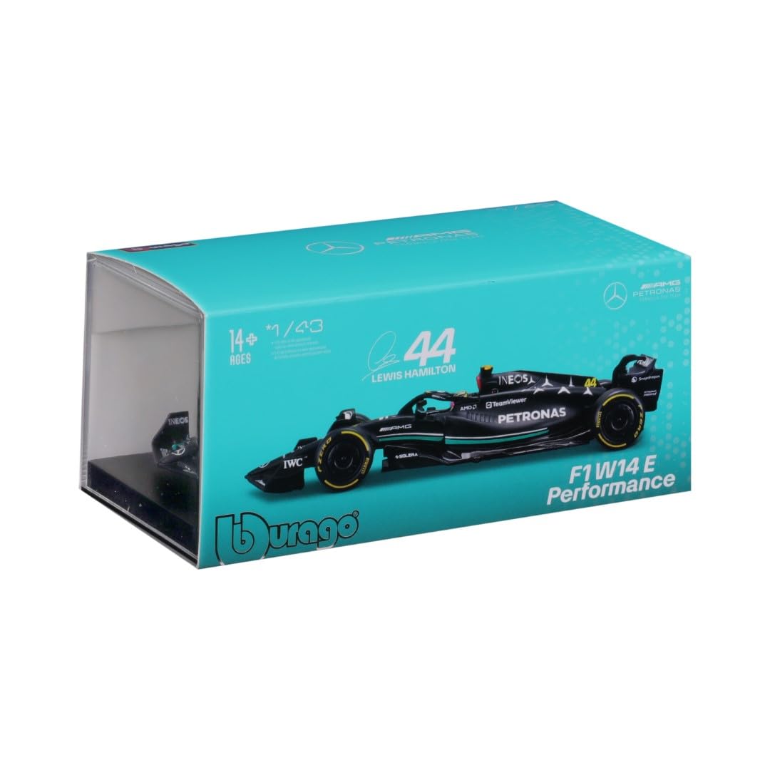 

Bburago Lewis Hamilton Mercedes F1 W14 1:43 Scale 2023