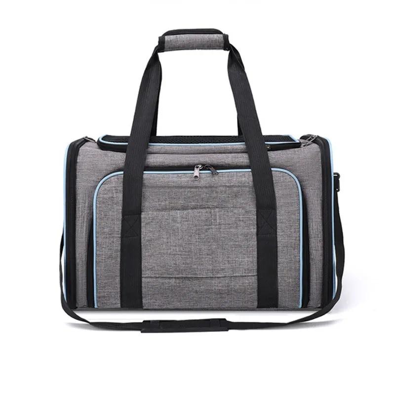 Rucsac de transport pentru animale de companie Geanta de umar pliabila, portabila, respirabila