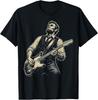 Abraham Lincoln Abe Lincoln Gitarre spielend Retro Vintage T-Shirt