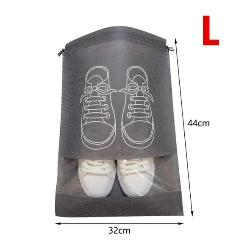Non-Woven Shoe Storage Bags Portable Travel Shoe Dust Bags Organizer Pouch Packing Bag for Shoes Storage Organizers