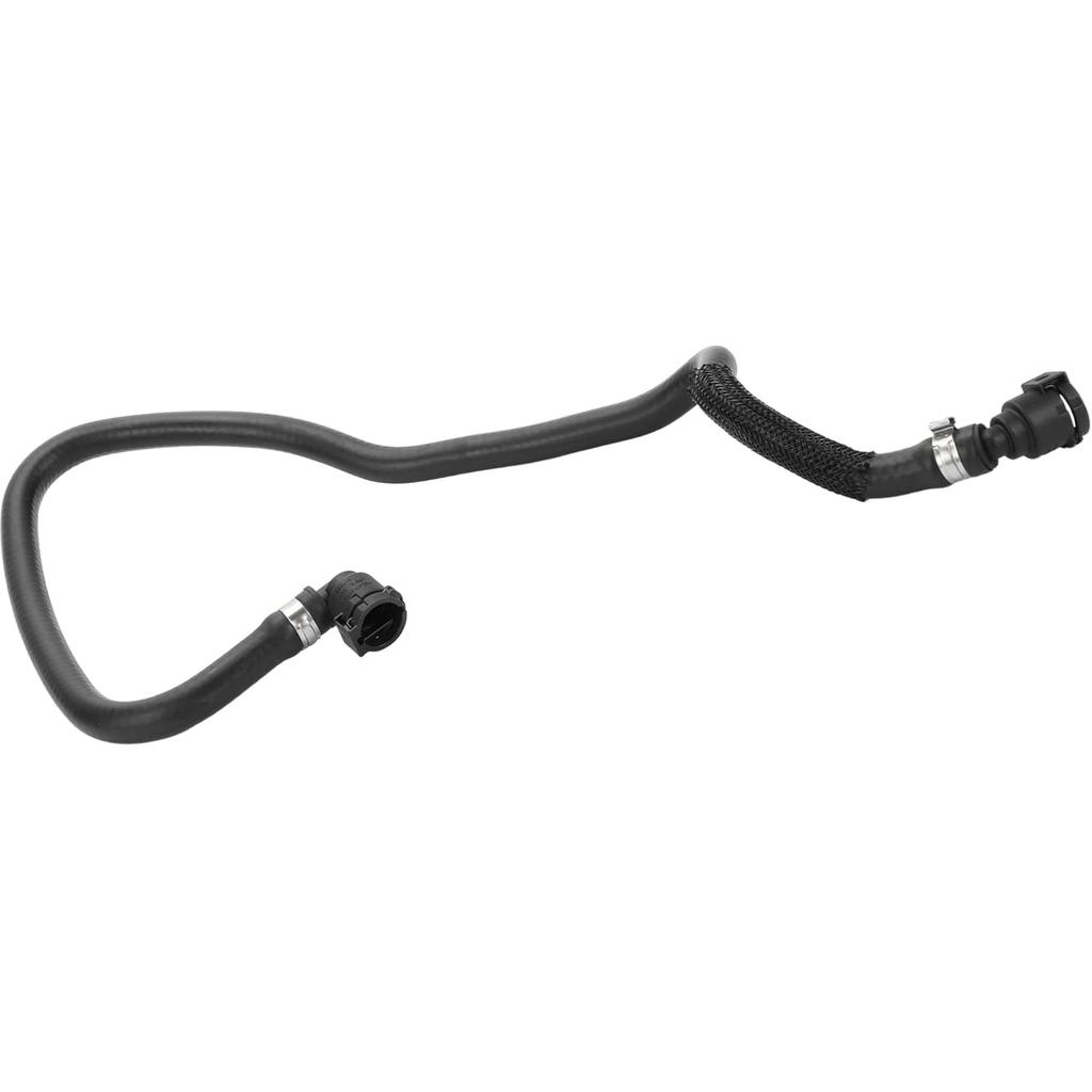 Radiator Hose No.17128602600 Engine Expansion Tank Overflow Pipe for BMW 530e 2018-2020 530i xDrive 2.0L 2017-2019 Rubber Black