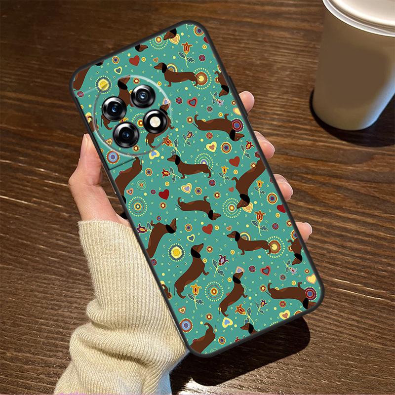 Dachshund Dog For OnePlus 15 13 12 11 15R 13R 12R 8T 10T 13T Case For OnePlus Nord 5 CE 2 3 4 Lite N20 N30