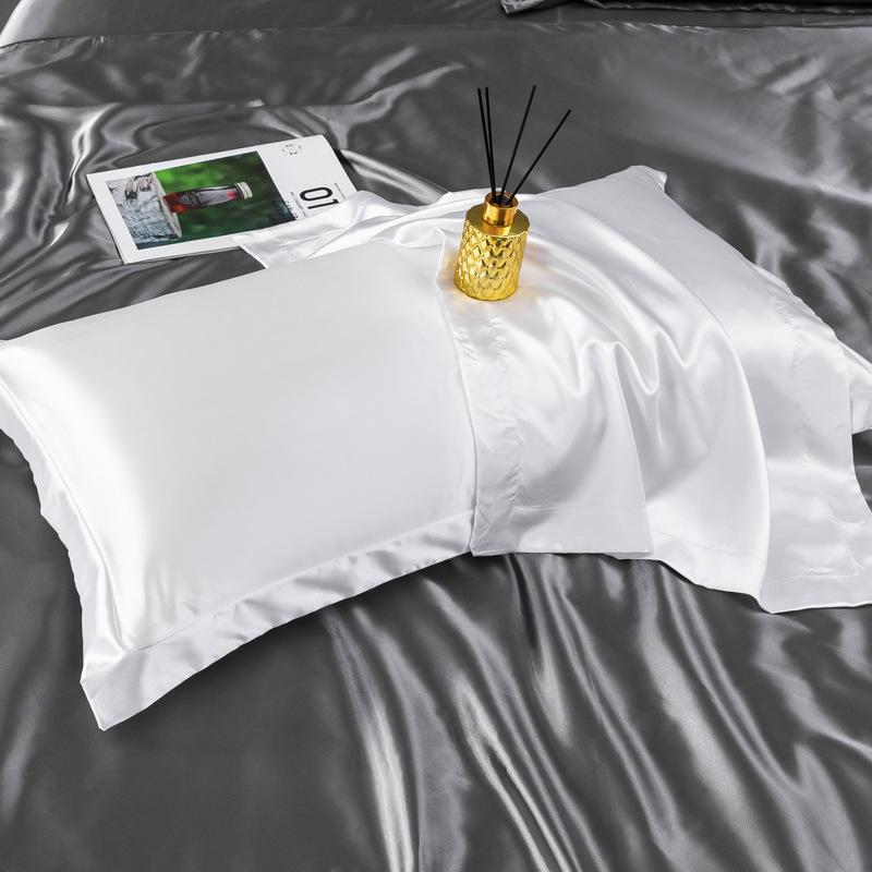 Charm Momme Anti-wrinkle Soft Protect Hair Skin Pillowcase Skin-friendly 48cm*74cm Silk Pillow Case PillowCase Luxury 100% Mulberry Silk For Bed